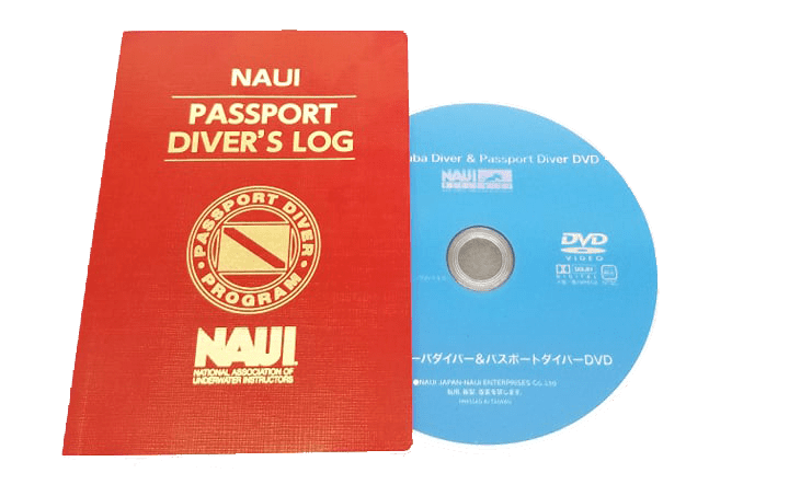 NAUIパスポートダイバーズログとDVD